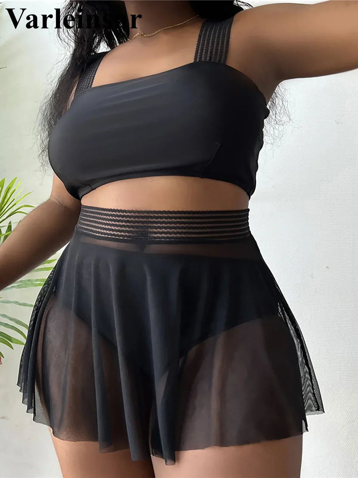 0XL 4XL With Skirt Bikini Large Size Swimwear