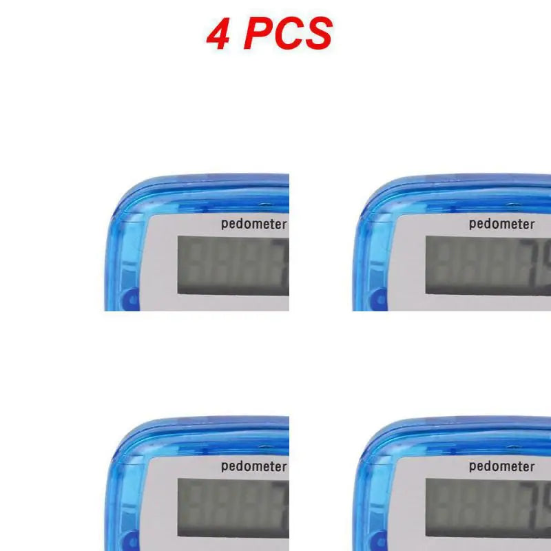 1~10PCS Pedometer Step Calorie Kilometer Counter Walking Design