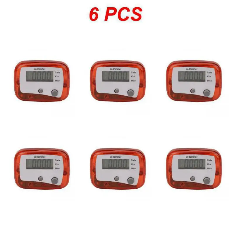 1~10PCS Pedometer Step Calorie Kilometer Counter Walking Design
