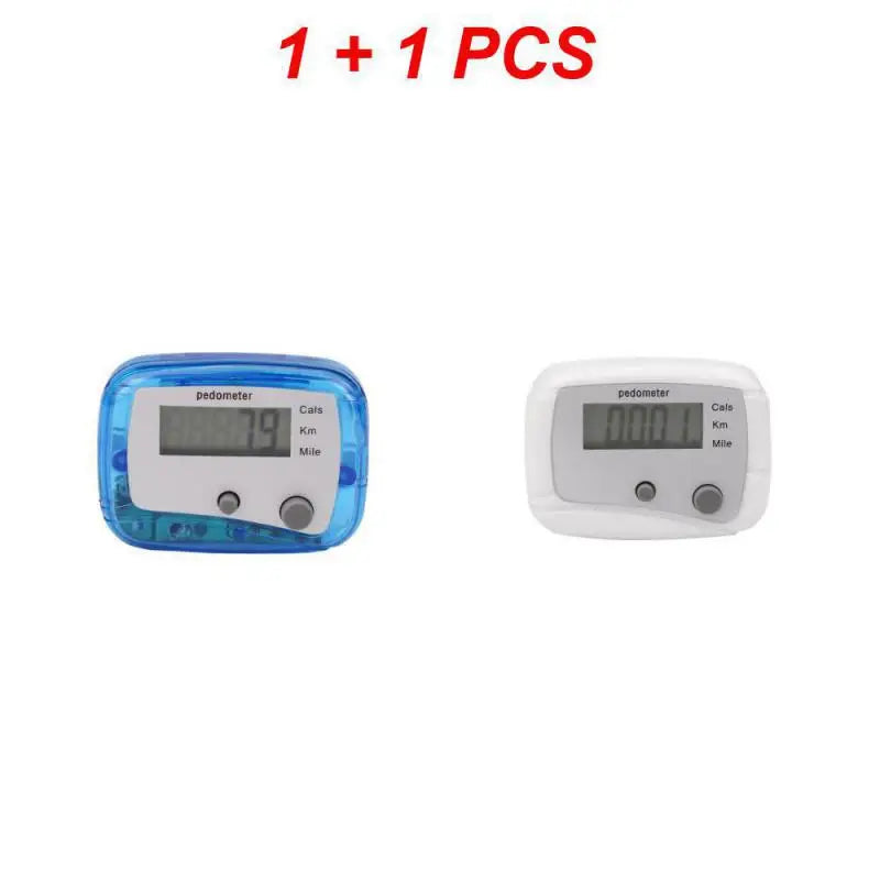 1~10PCS Pedometer Step Calorie Kilometer Counter Walking Design