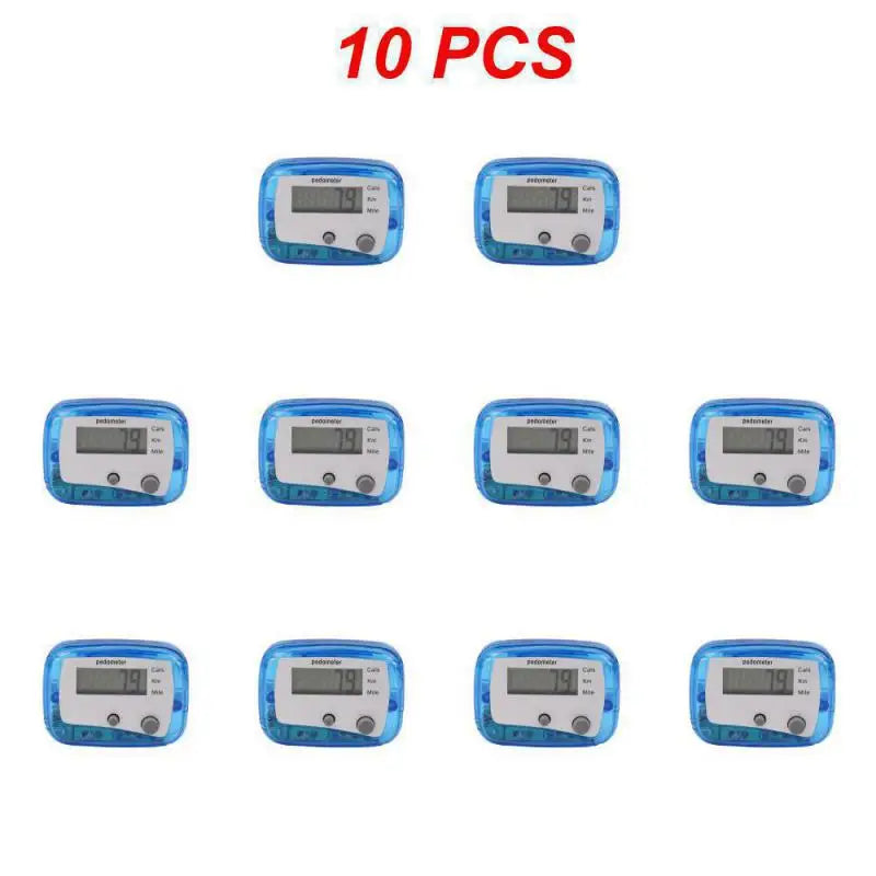 1~10PCS Pedometer Step Calorie Kilometer Counter Walking Design