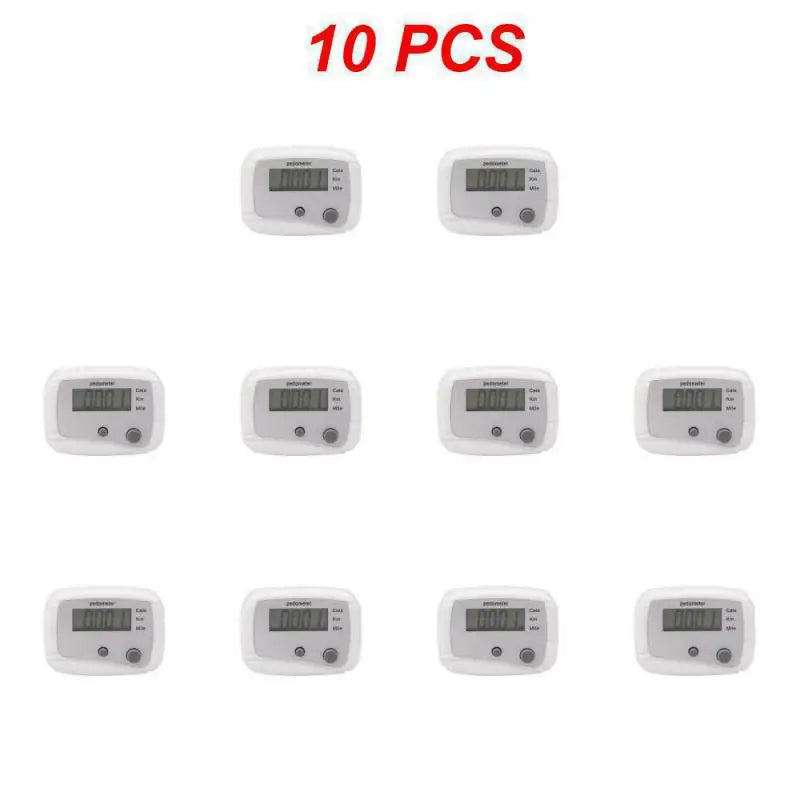 1~10PCS Pedometer Step Calorie Kilometer Counter Walking Design