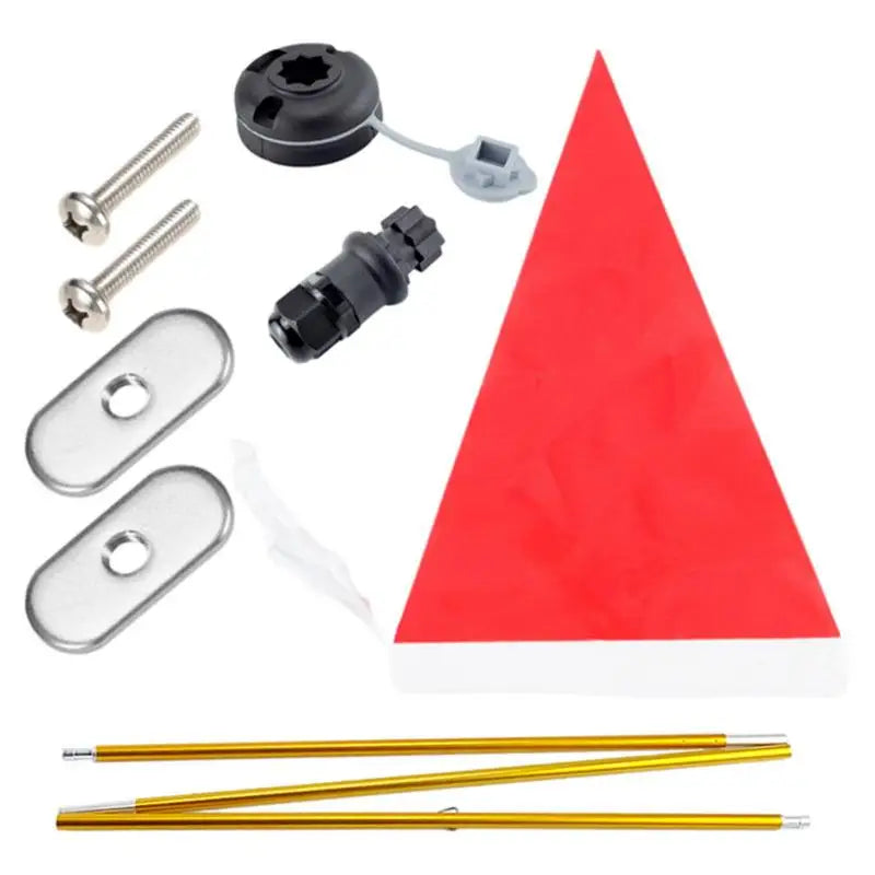 1.2m Fishing Canoe Kayak DIY Safety Boat Flag