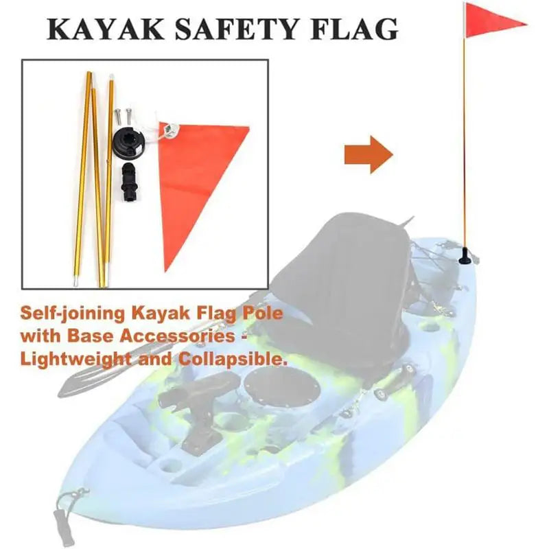 1.2m Fishing Canoe Kayak DIY Safety Boat Flag