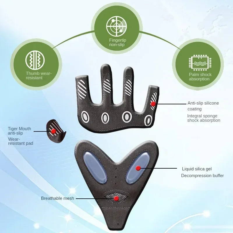 1 Pair Gym Body Building Training Fitness Gloves