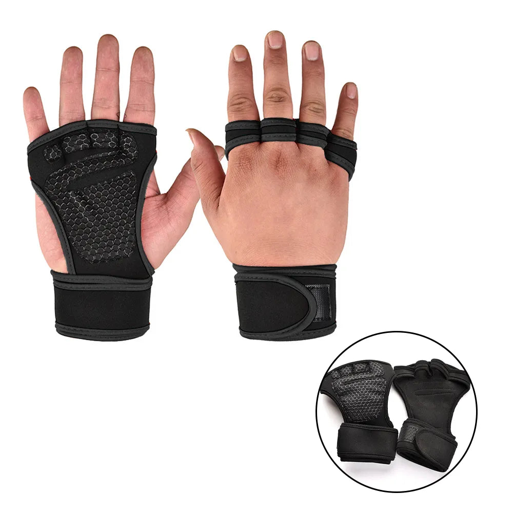 1 Pairs Weightlifting Training Gloves for Men Women