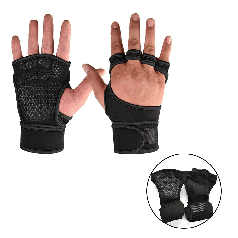 1 Pairs Weightlifting Training Gloves for Men Women