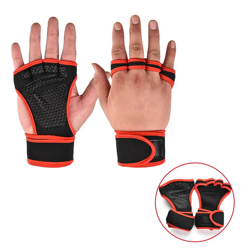 1 Pairs Weightlifting Training Gloves for Men Women