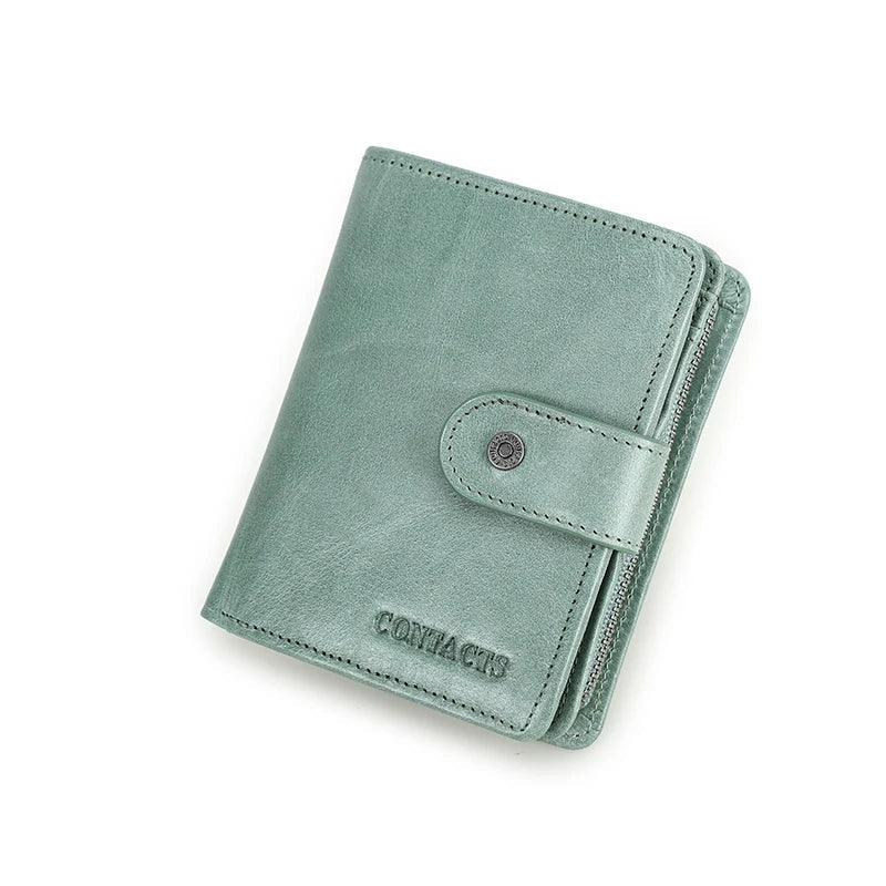 Short Male Money Bag Quality Rfid Walet Small Card Holder Clutch