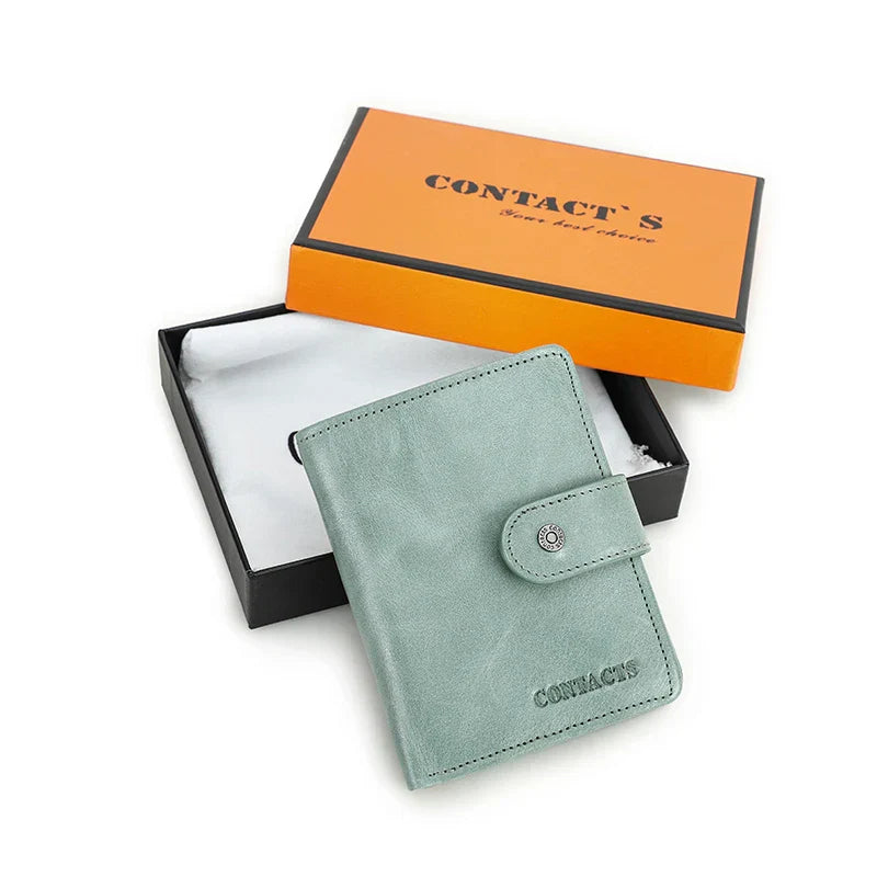 Short Male Money Bag Quality Rfid Walet Small Card Holder Clutch