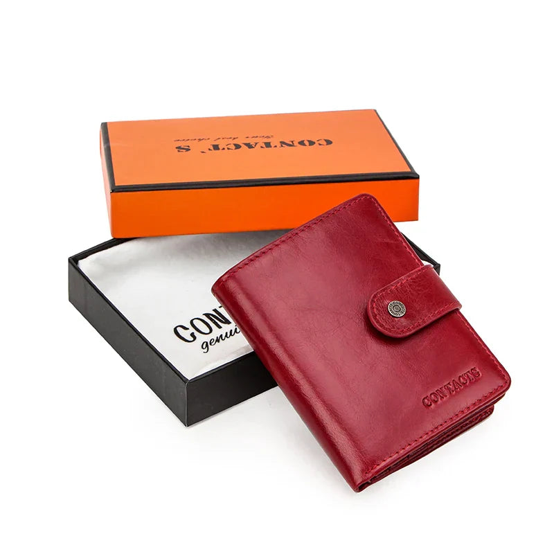 Short Male Money Bag Quality Rfid Walet Small Card Holder Clutch