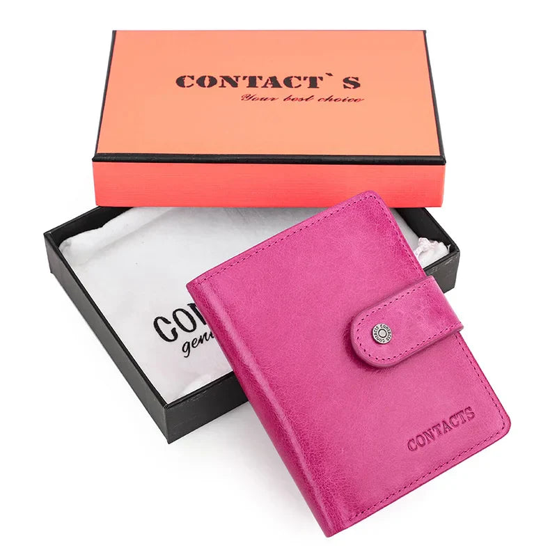 Short Male Money Bag Quality Rfid Walet Small Card Holder Clutch