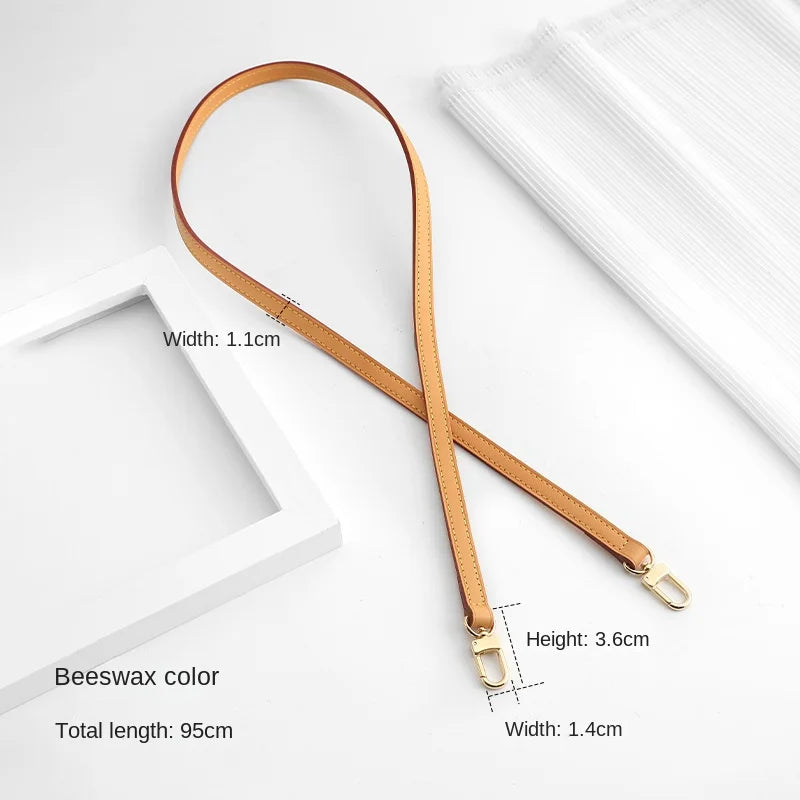 100 Genuine Leather bag Strap for LV Speedy