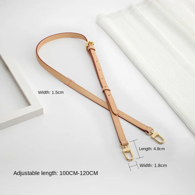 100 Genuine Leather bag Strap for LV Speedy