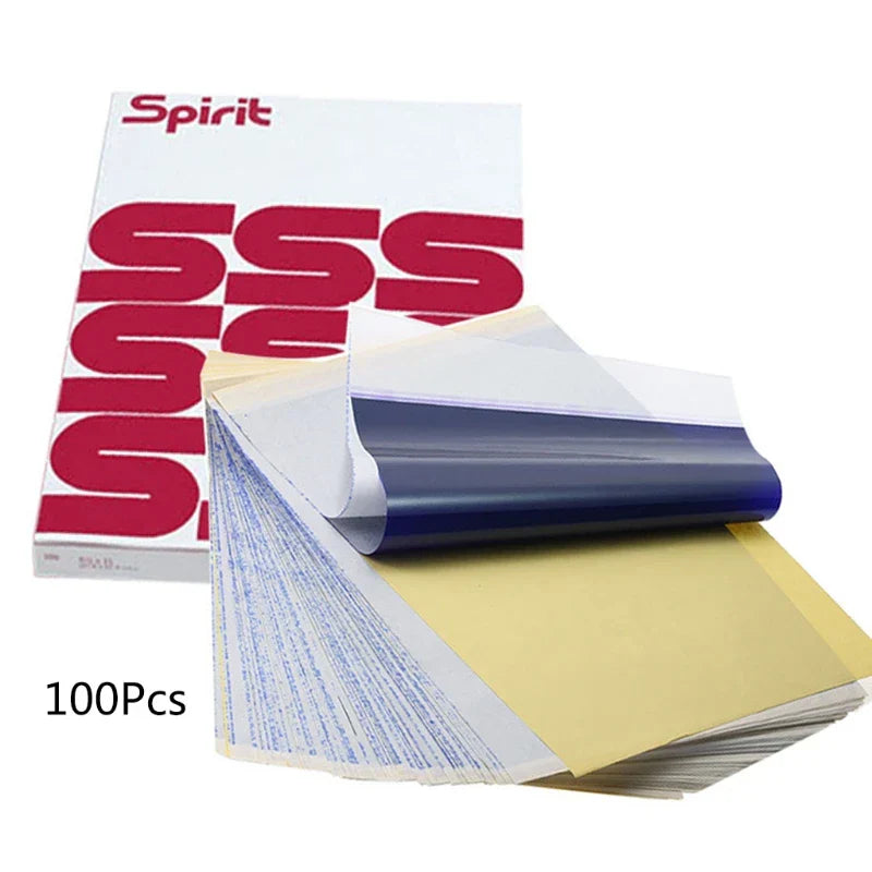 100 Sheets Tattoo Transfer Paper A4 Size Thermal