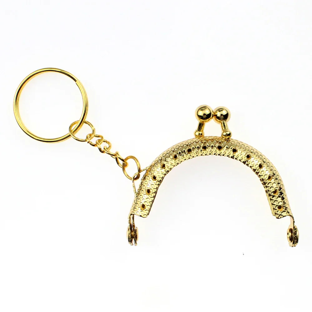 10Pcs 5CM Metal Coin Purse Frame For Bag