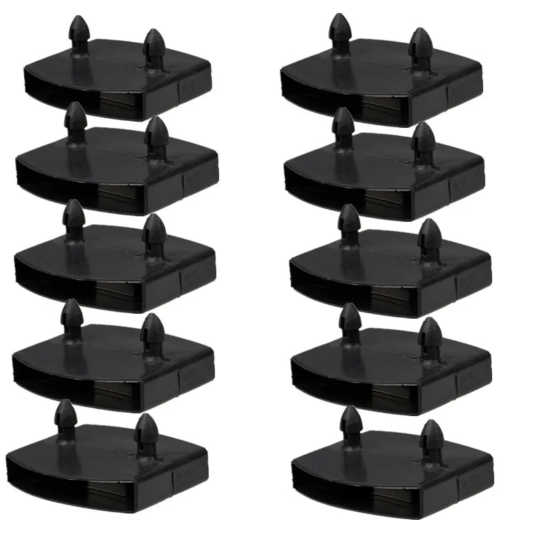 10Pieces Black Replacements Sofa Bed Slat Base Plastic