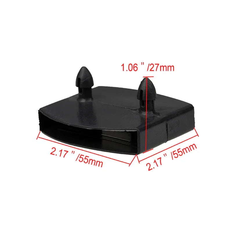 10Pieces Black Replacements Sofa Bed Slat Base Plastic