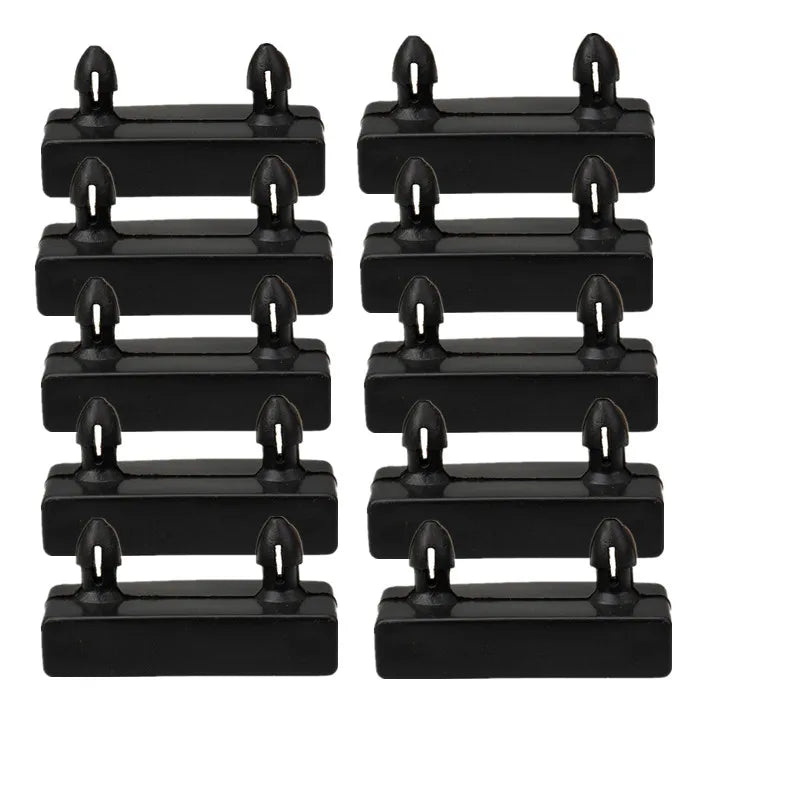 10Pieces Black Replacements Sofa Bed Slat Base Plastic