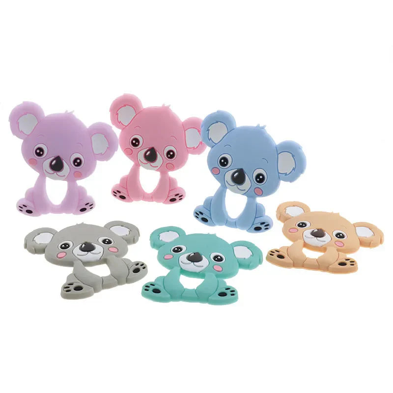 10pcs Silicone Teethers Babies Accessories Newborn Baby Teether
