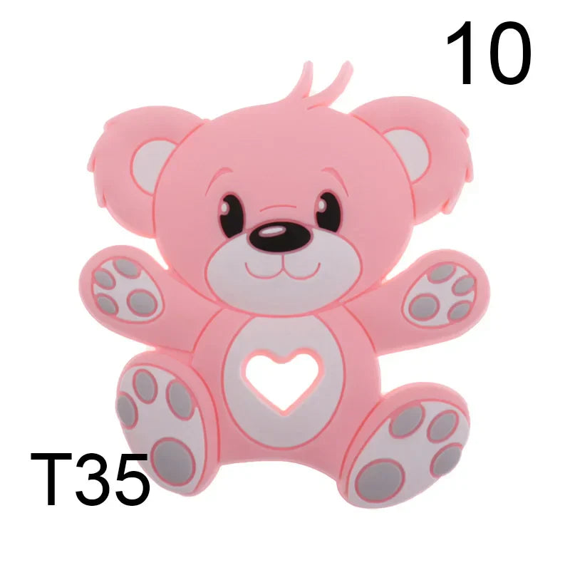 10pcs Silicone Teethers Babies Accessories Newborn Baby Teether