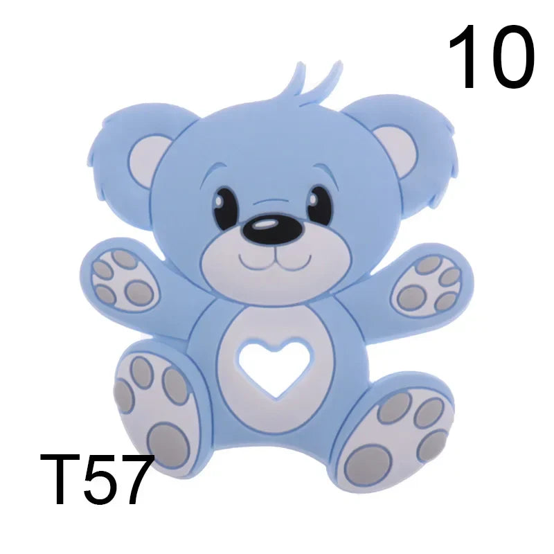 10pcs Silicone Teethers Babies Accessories Newborn Baby Teether