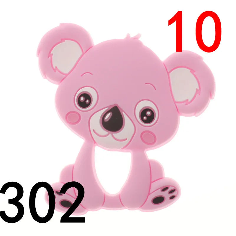 10pcs Silicone Teethers Babies Accessories Newborn Baby Teether