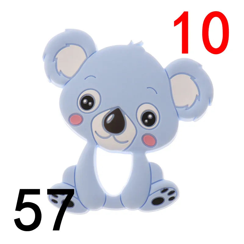 10pcs Silicone Teethers Babies Accessories Newborn Baby Teether