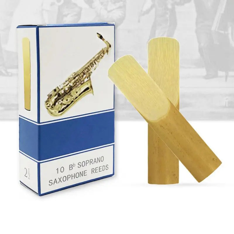 10pcs/set Alto/Soprano/Tenor Saxophone Reeds Strength 2.5 Bb Clarinet
