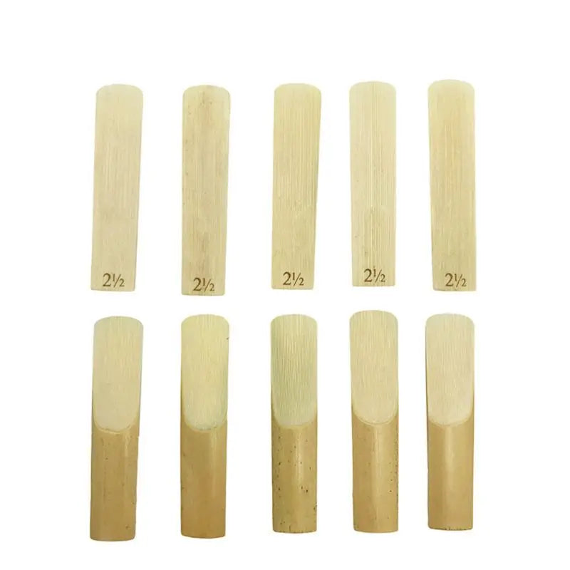 10pcs/set Alto/Soprano/Tenor Saxophone Reeds Strength 2.5 Bb Clarinet