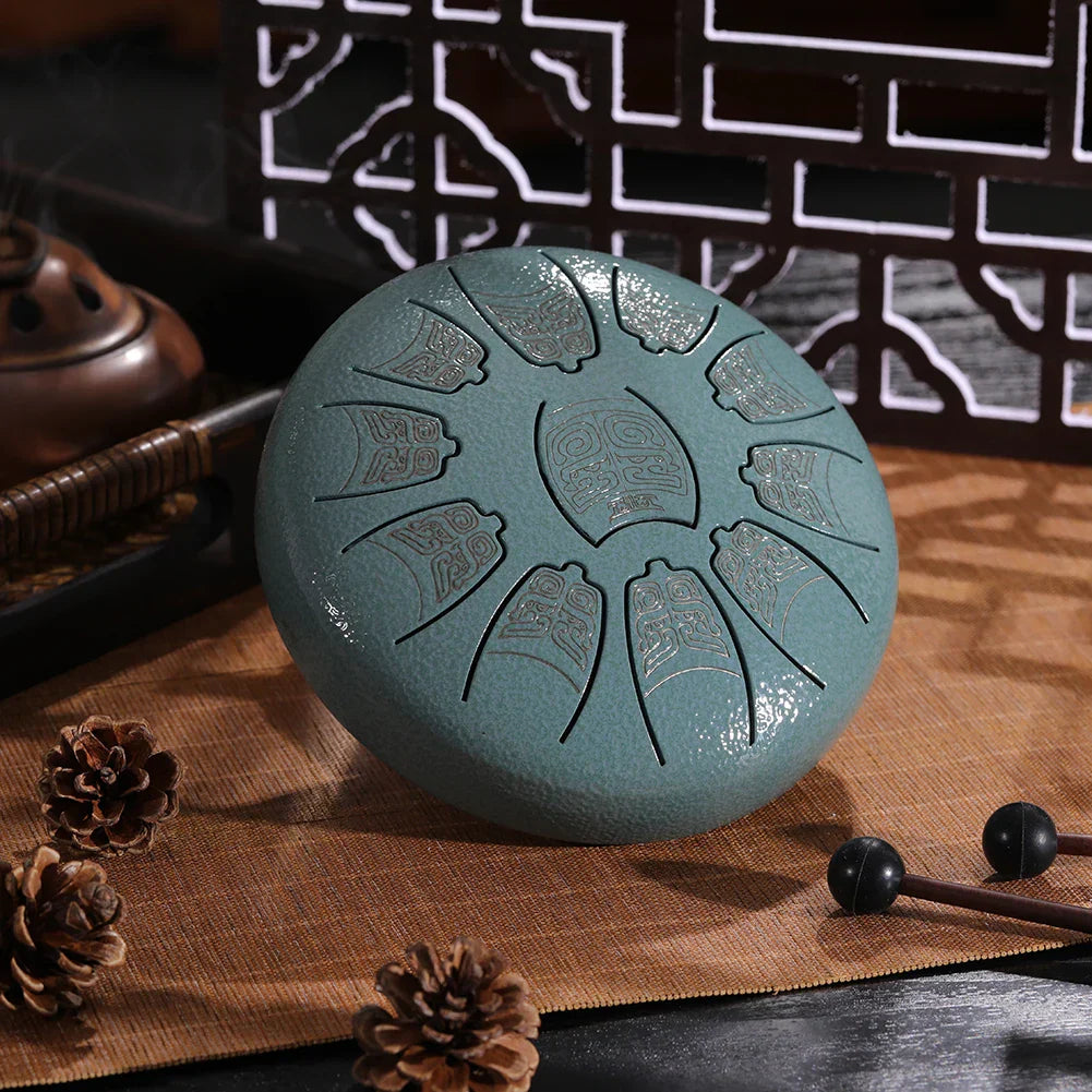 11 Tune Tongue Drum Hand Pan Glucopon Drum