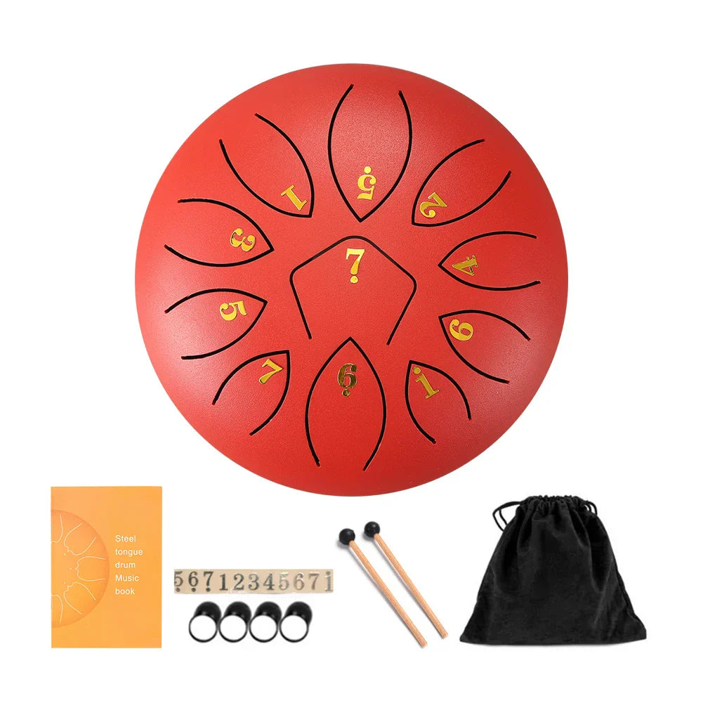 11 Tune Tongue Drum Hand Pan Glucopon Drum