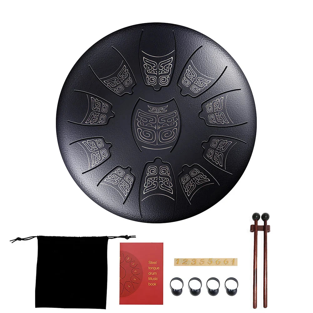 11 Tune Tongue Drum Hand Pan Glucopon Drum