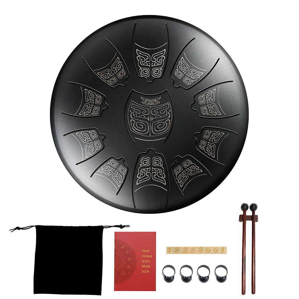 11 Tune Tongue Drum Hand Pan Glucopon Drum
