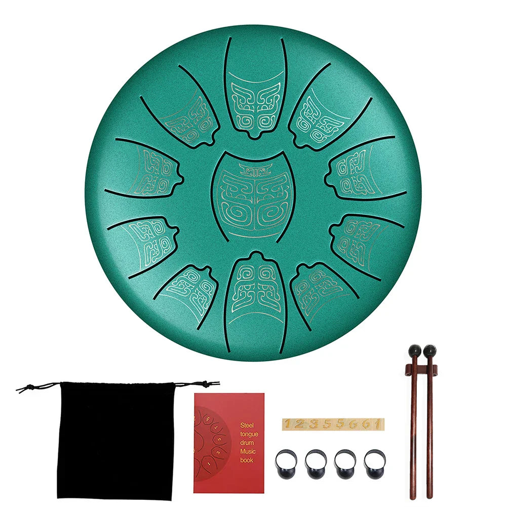 11 Tune Tongue Drum Hand Pan Glucopon Drum