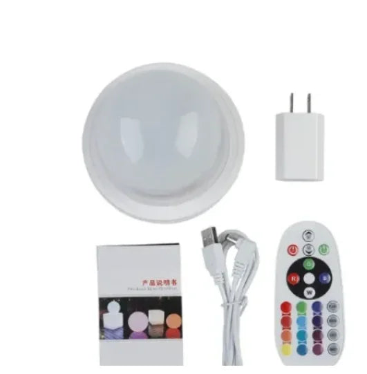 110CM LED Illuminated Round Cocktail Table Waterproof Bar
