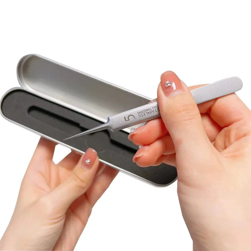 11Pieces Professional Tweezers Acne Remover German Ultra-fine No.