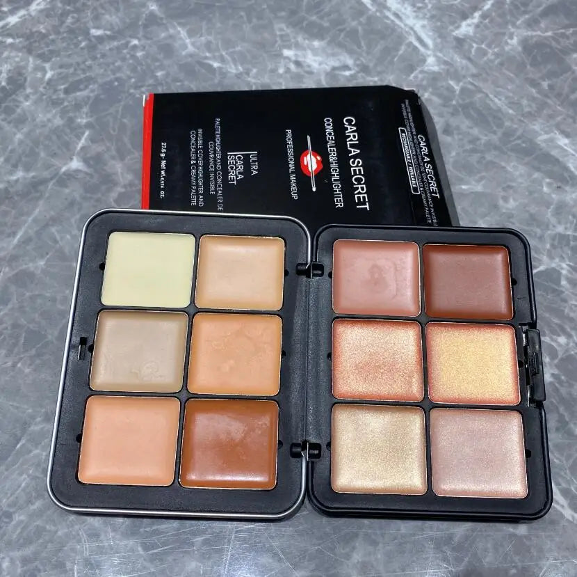 12 Color Blush Concealer Set Natural Blemish Brightening