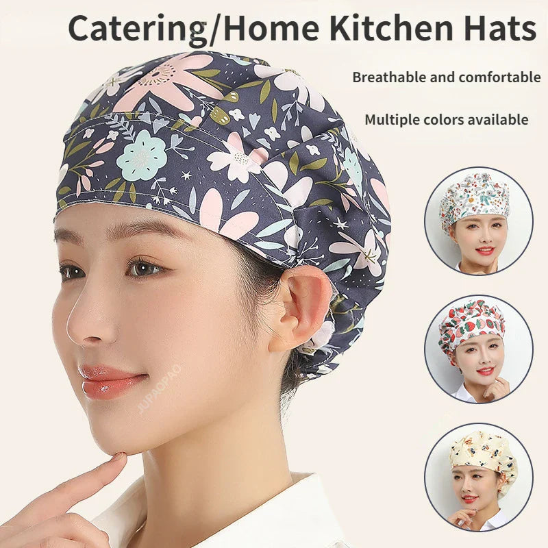12 Colors Dustproof Cooking Cap Breathable Hotel Cook