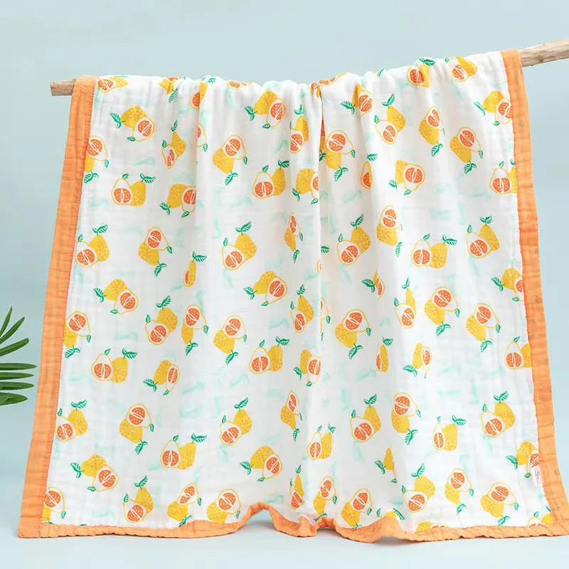 120*150cm Six Layers Muslin Cotton Baby Blankets Newborn