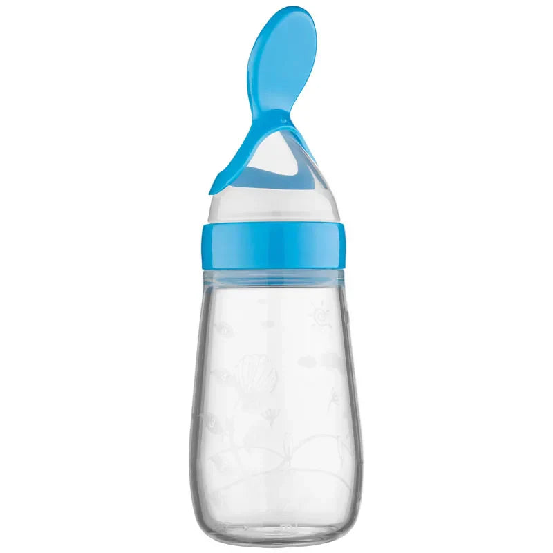 125ML Rice Paste Bottle Baby Spoon Feeder Dropper