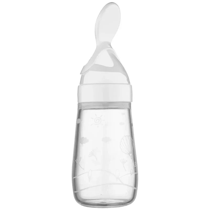 125ML Rice Paste Bottle Baby Spoon Feeder Dropper