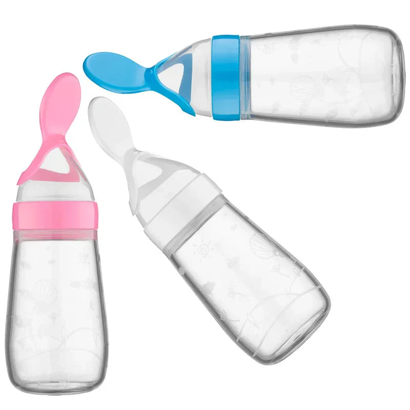 125ML Rice Paste Bottle Baby Spoon Feeder Dropper