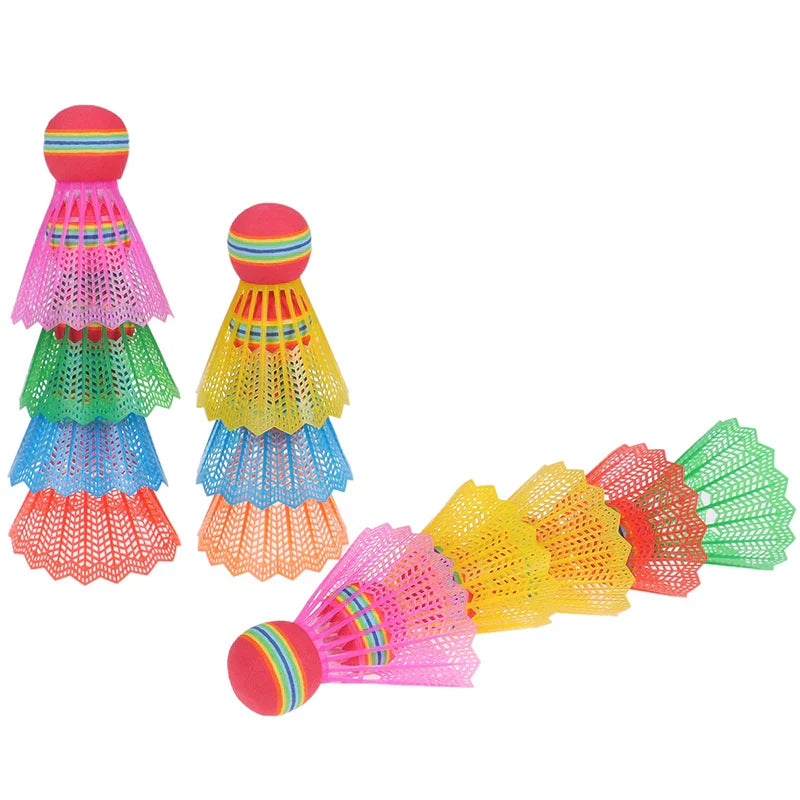 12pcs Colorful Badminton Shuttlecocks Flying Stability Badminton Balls