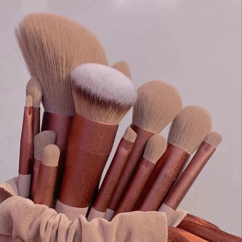13PCS Makeup Brushes Set Eye Shadow Foundation Women