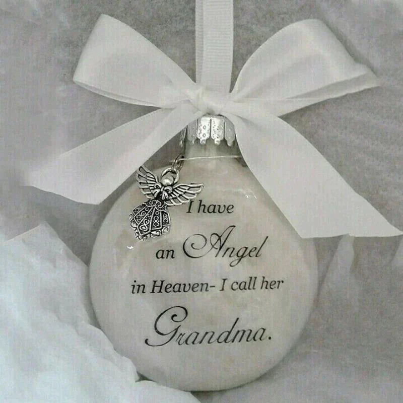 Christmas Ornaments Feather Ball - Angel In Heaven
