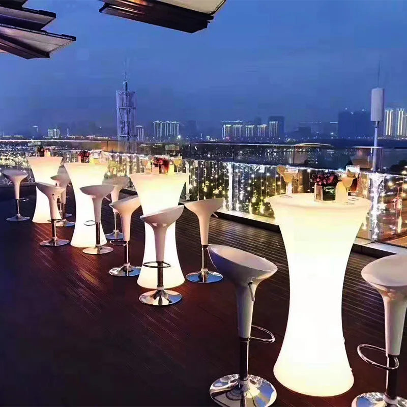 16-color LED Light-emitting Bar Table and Chairs Combination