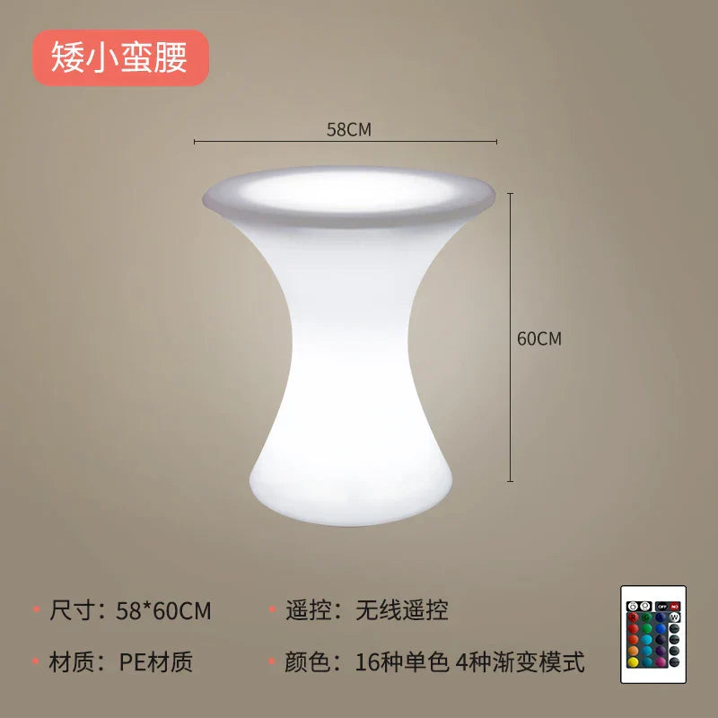 16-color LED Light-emitting Bar Table and Chairs Combination