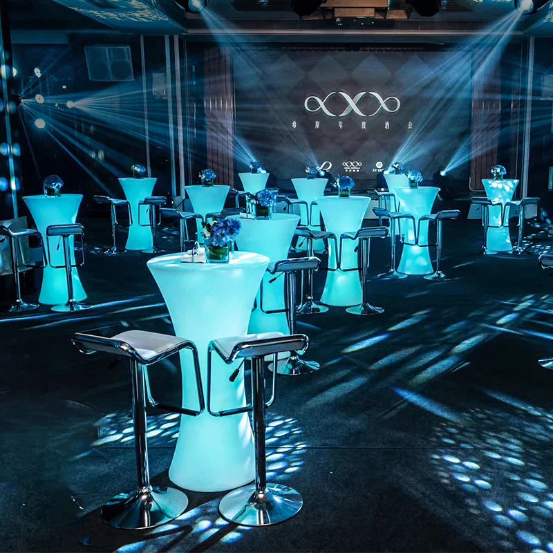 16-color LED Light-emitting Bar Table and Chairs Combination
