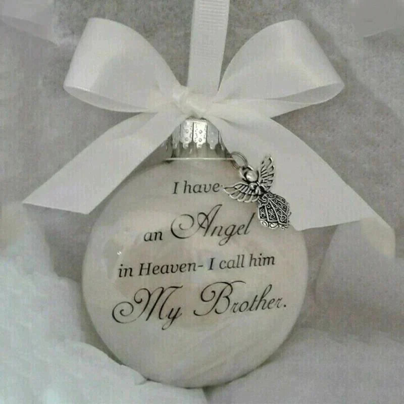 Christmas Ornaments Feather Ball - Angel In Heaven